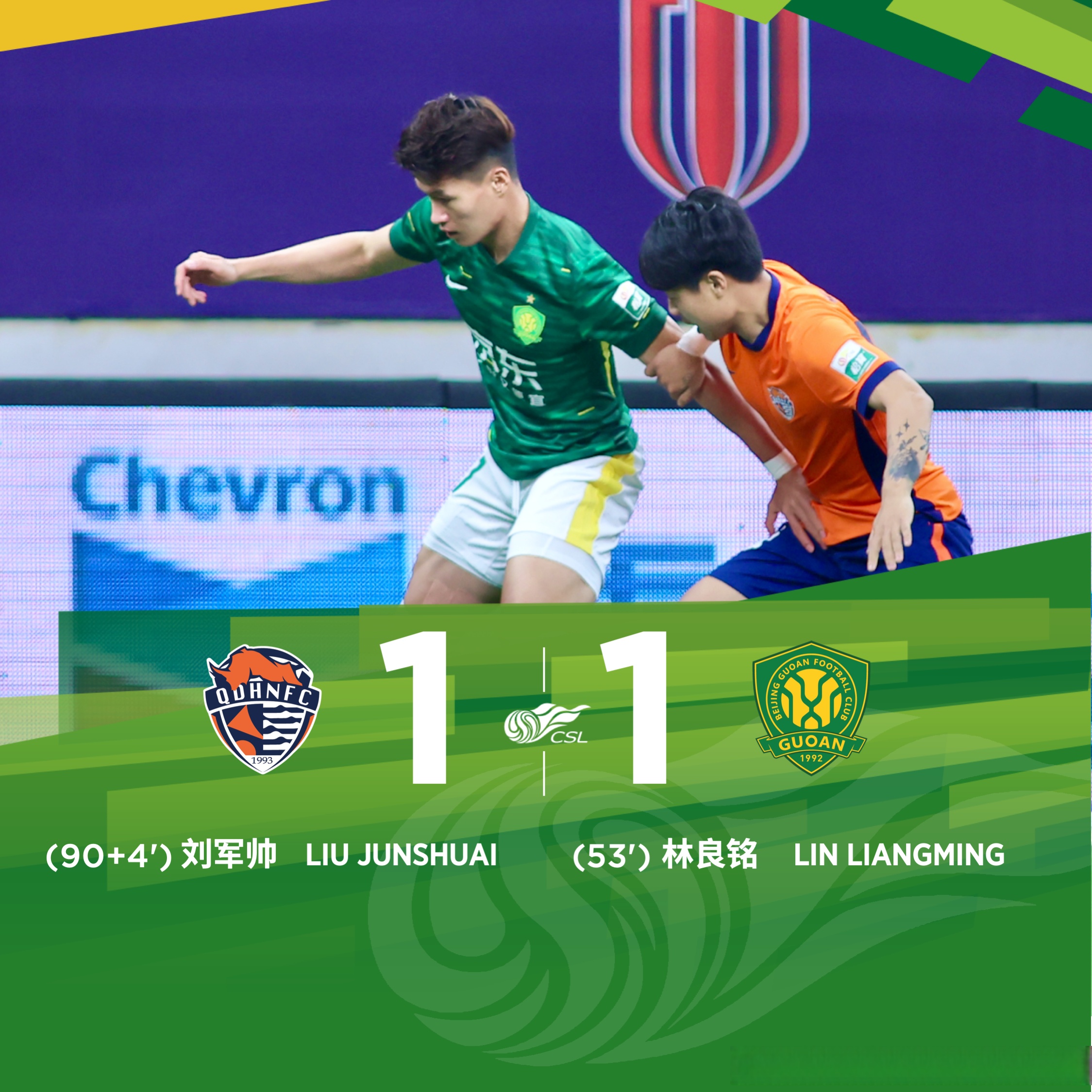 国安客场比战平建业,保持不败 国安客场比战平建业,保持不败